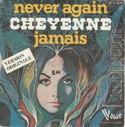 [Pochette de Never again (CHEYENNE) - verso]