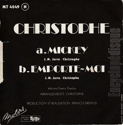 [Pochette de Mickey (CHRISTOPHE) - verso]