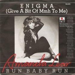 [Pochette de Enigma (Give a bit of mmh to me) (Amanda LEAR)]