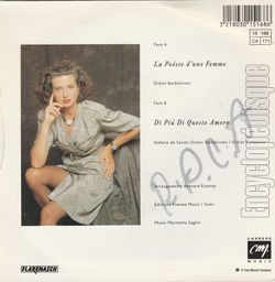 [Pochette de La posie d’une femme (Gigliola CINQUETTI) - verso]