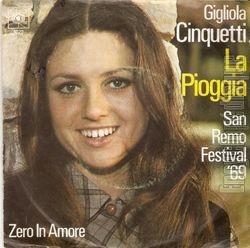 [Pochette de La pioggia (Gigliola CINQUETTI)]