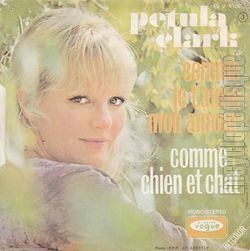 [Pochette de Comme je t’aime mon amour (Petula CLARK) - verso]