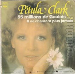 [Pochette de 55 millions de Gaulois (Petula CLARK) - verso]