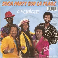 [Pochette de Soca party on the beach (La COMPAGNIE CROLE) - verso]