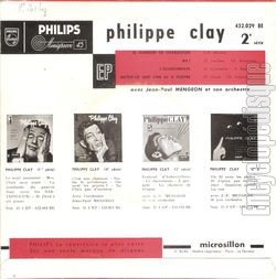 [Pochette de Le danseur de charleston (Philippe CLAY) - verso]