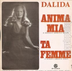 [Pochette de Anima mia (DALIDA) - verso]