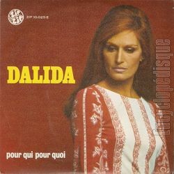 [Pochette de Pour qui pour quoi (DALIDA)]