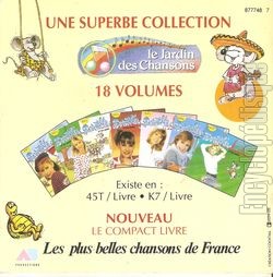 [Pochette de Dorothe et ses amis ( vol 14 ) " le jardin des chansons " (DOROTHE) - verso]