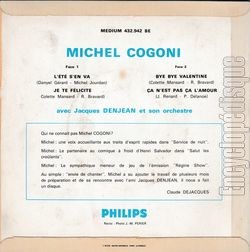 [Pochette de a n’est pas a l’amour (Michel COGONI) - verso]