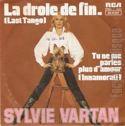 [Pochette de La drle de fin ( last tango ) (Sylvie VARTAN) - verso]