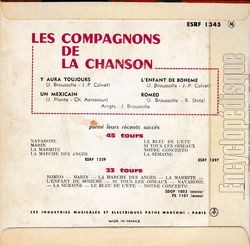 [Pochette de Y’aura toujours (Les COMPAGNONS DE LA CHANSON) - verso]