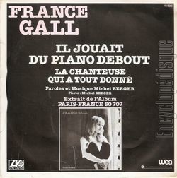 [Pochette de Il jouait du piano debout (France GALL) - verso]