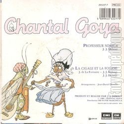 [Pochette de Professeur Nimbus (Chantal GOYA) - verso]