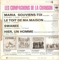 [Pochette de Maria, souviens-toi (Les COMPAGNONS DE LA CHANSON) - verso]