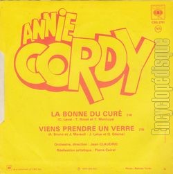 [Pochette de La bonne du cur (Annie CORDY) - verso]