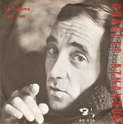 [Pochette de La bohme (Charles AZNAVOUR) - verso]