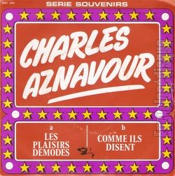 [Pochette de Les plaisirs dmods (Charles AZNAVOUR)]