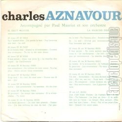 [Pochette de Il faut savoir (Charles AZNAVOUR) - verso]