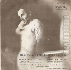 [Pochette de Dsormais (version espagnole) (Charles AZNAVOUR) - verso]