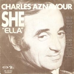 [Pochette de She (Ella) (Charles AZNAVOUR)]