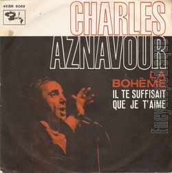 [Pochette de La bohme (Charles AZNAVOUR)]