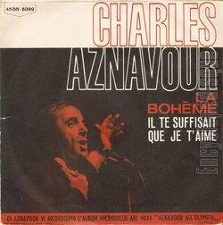 [Pochette de La bohme (Charles AZNAVOUR) - verso]