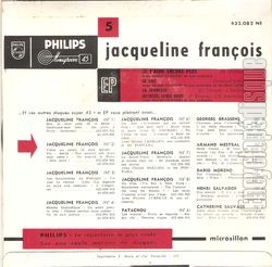 [Pochette de Je t’aime encore plus (Jacqueline FRANOIS) - verso]