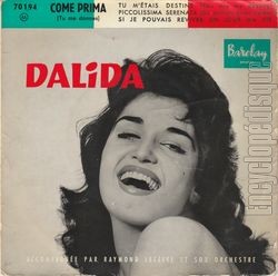 [Pochette de Come prima - N13 (DALIDA)]