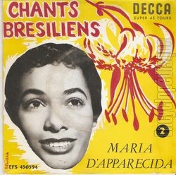 [Pochette de Chants brsiliens N2 (Maria D’APPARECIDA)]