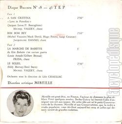 [Pochette de Baccara 9 n 18 (COMPILATION) - verso]