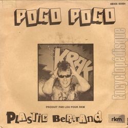 [Pochette de a plane pour moi / Pogo pogo (Plastic BERTRAND) - verso]