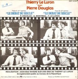 [Pochette de Le dbat du sicle (Pierre DOUGLAS et Thierry LE LURON) - verso]