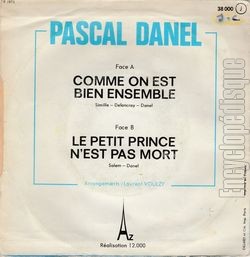 [Pochette de Comme on est bien ensemble (Pascal DANEL) - verso]