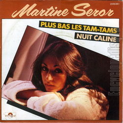 [Pochette de Plus bas les tam-tams (Martine SEROR)]