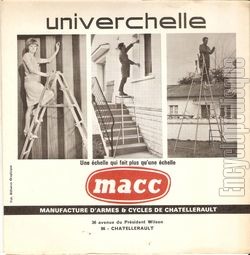 [Pochette de Macc : echelle la….vous la connaissez (PUBLICIT) - verso]