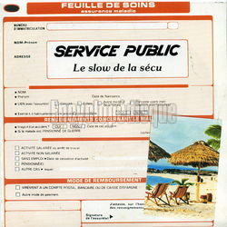 [Pochette de Le slow de la scu (SERVICE PUBLIC)]