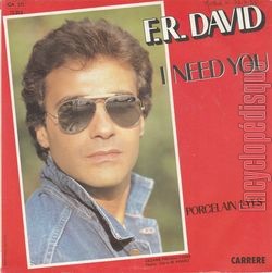 [Pochette de I need you (F.R. DAVID) - verso]