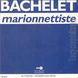 [Pochette de Marionnettiste (Pierre BACHELET)]