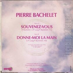 [Pochette de Souvenez-vous (Pierre BACHELET) - verso]