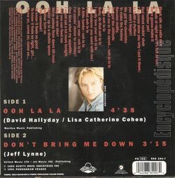 [Pochette de Ooh la la (David HALLYDAY) - verso]