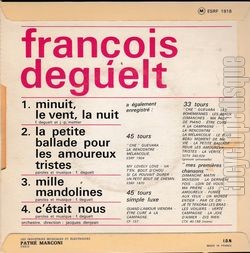 [Pochette de Minuit, le vent, la nuit (Franois DEGUELT) - verso]