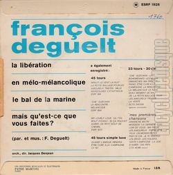 [Pochette de La libration (Franois DEGUELT) - verso]