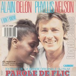 [Pochette de I don’t know (Alain DELON et Phyllis NELSON) - verso]