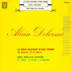 [Pochette de Je rve souvent d’une femme (Alain DELORME) - verso]