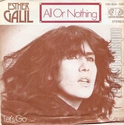 [Pochette de All or nothing (Esther GALIL)]