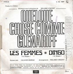 [Pochette de Quelque chose…comme…Glenariff (THTRE / SPECTACLE) - verso]