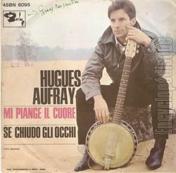 [Pochette de Se chiudo gli occhi ( les yeux ferms ) (Hugues AUFRAY) - verso]