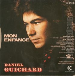 [Pochette de Ne parle pas (Daniel GUICHARD) - verso]