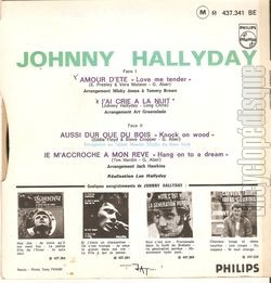 [Pochette de Amour d’t (Johnny HALLYDAY) - verso]