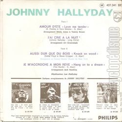 [Pochette de Amour d’t (Johnny HALLYDAY) - verso]